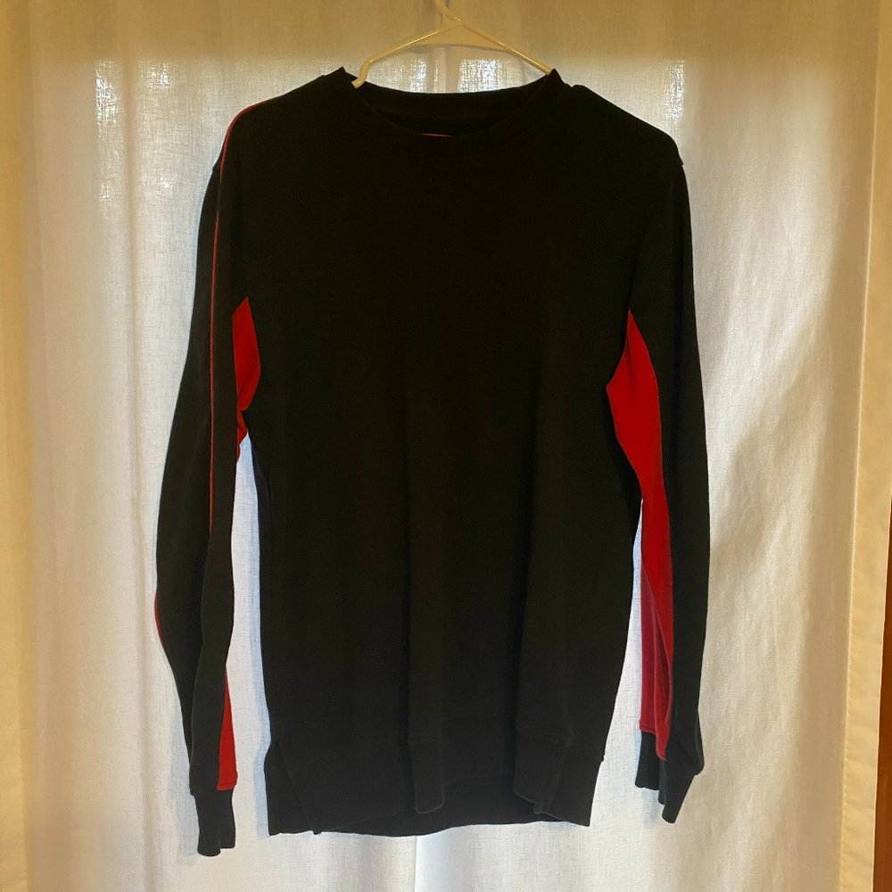 GUESS Men's Size Small Black Long-Sleeve Shirt